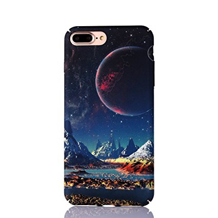 iPhone 8 Plus Case, iPhone 7 Plus Case, Amesica Lucky Starry Sky Girl Design Full Body Protection Scratch Resist Slim Fit Hard PC Cover for Apple iPhone 8 Plus / 7 Plus (5.5 inch)
