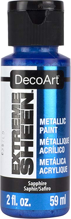 DecoArt 2 Ounce, Sapphire Extreme Sheen Paint, 2 oz