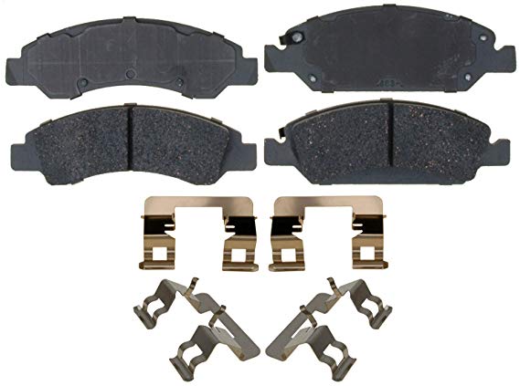 ACDelco 14D1363CH Advantage Ceramic Front Disc Brake Pad Set with Hardware