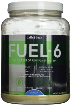 Fuel-6 Vegan & Gluten Free Protein Powder: Vanilla, 796 Gram