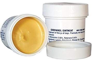 Goodwinol Ointment for the treatment of demodectic and follicular mange of dogs (1oz.)