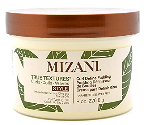 Mizani True Textures Curl Define Pudding Cream for Unisex, 8 Ounce