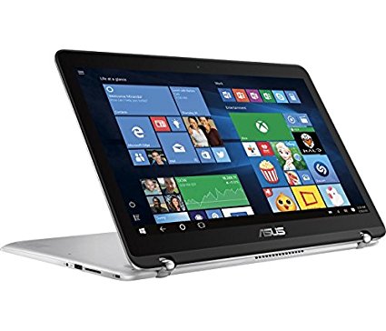 ASUS High Performance Premium 15.6-Inch 2-in-1 Touchscreen Full HD Laptop, (Intel Core i5-6200U, 12GB RAM, 1TB HDD, Backlit Keyboard, WIFI, HDMI, Bluetooth, Windows 10)  Silver