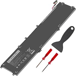 ASUNCELL 6GTPY 97WH Battery for Dell XPS 15 9550 9560 9570 7590 Precision 5510 5520 5530 5540 Vostro 7500 7590,Replacement 4GVGH GPM03 M2X4 5XJ28 05XJ28 5D91C 1P6KD P56F P56F001 P56F002 11.4V