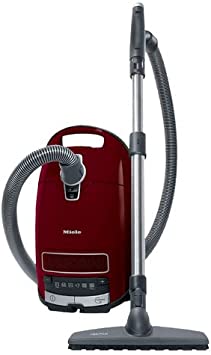 Miele Complete C3 Limited Edition Canister Vacuum, in Tayberry Red - Canister Vacuum Cleaner with Telescopic Tube for Convenient vacuuming