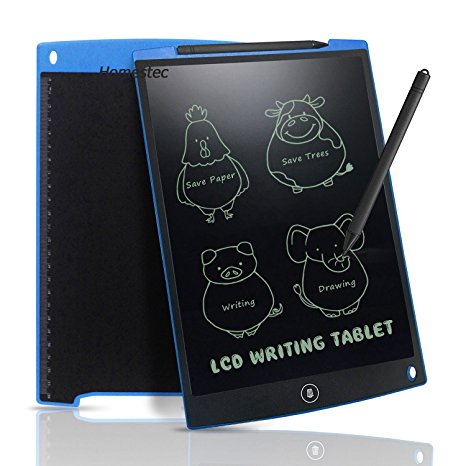 Newyes 12-Inch LCD Writing tablet- Drawing board gifts for kids office writing memo board (Blue)