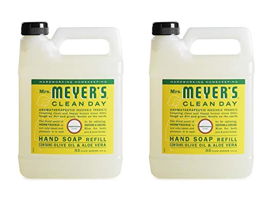 Mrs. Meyers Mrs. Meyer's Clean Day Liquid Hand Soap Refill, Honeysuckle, 33 Ounce - 2 Pk, 1 Pound