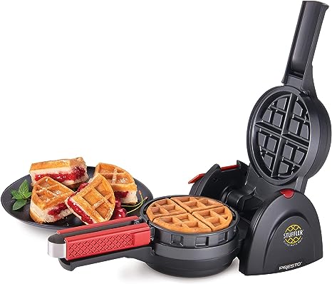 Presto 03512 Stuffler Stuffed Waffle Maker, Belgian