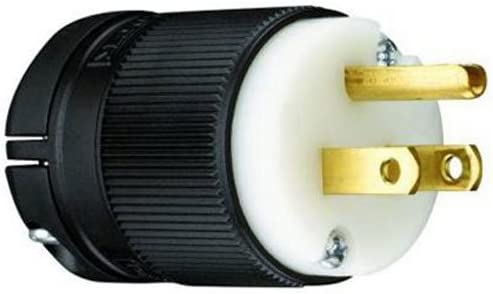 Legrand - Pass & Seymour PS515PCLBCCV4 Clamp Lock Straight Blade Connector Two Pole Three Wire 15-Amp/125-volt, Heavy Duty Construction