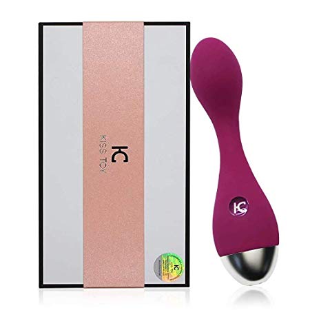 JCHope Clitoral and G-spot Brush Vibrator for Women with 10 Vibration Modes for Insertion, Waterproof Magnetic Charging Quiet Vibrator for Exciting Stimulation (Purple)