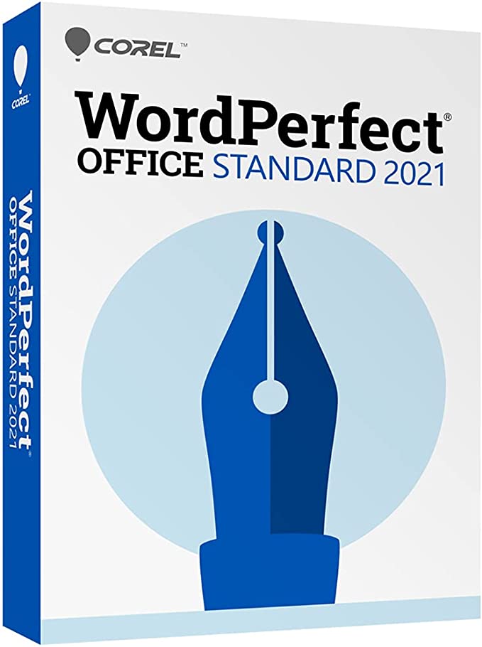 Corel WordPerfect Office Standard 2021 | Office Suite of Word Processor, Spreadsheets & Presentation Software [PC Disc]