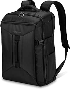 Samsonite Travel Backpack, Black, One Size