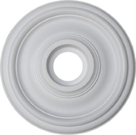 Plano Ceiling Medallion 185quot Diameter Contemporary StylePaintable Do-It-Yourself Home Decor