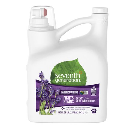 Seventh Generation Liquid Laundry Detergent Fresh Lavender Scent 150 oz