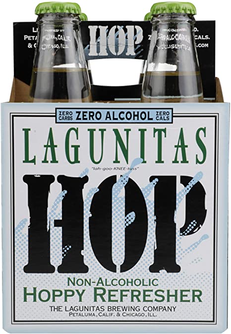 Lagunitas Brewing, Non Alcoholic Sparkling Water Hoppy, 4pk, 12 Fl Oz