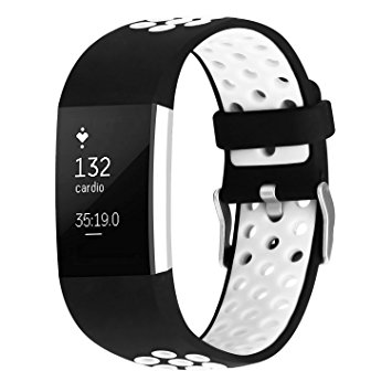 For Fitbit Charge 2 Bands, Adjustable Replacement Sport Strap Bands for Fitbit Charge 2 Smartwatch Fitness Wristband