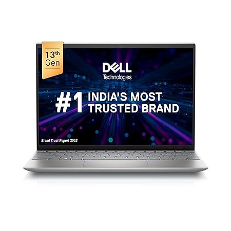 Dell Inspiron 5330, Intel Evo Platform Powered by Intel Core i5-1340P Processor/16GB LP DDR5/512GB SSD/13.3"(33.78cm) QHD , 16:10 Aspect Ratio/Backlit KB   FPR, 15 Month McAfee/Platinum Silver/1.24kg