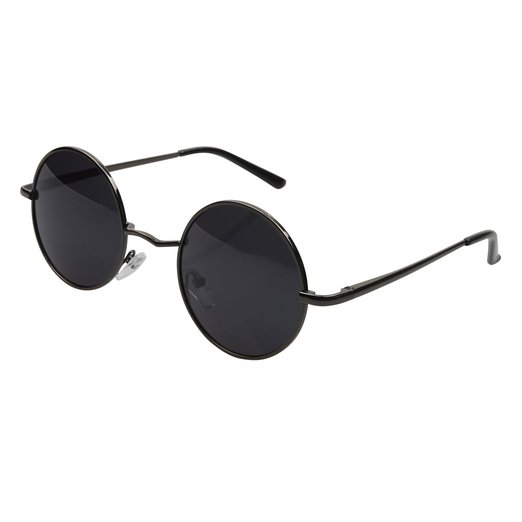 Aoron Lennon Style Vintage Round Sunglasses with Polarized Lenses
