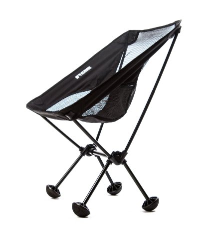 Terralite Portable Camp / Beach Chair Perfect For Beach, Camping, Backpacking, & Outdoor Festivals. Compact & Heavy Duty (Supports 350 lbs). Includes TerraGrip Feet- Won't Sink In the Sand or Mud.