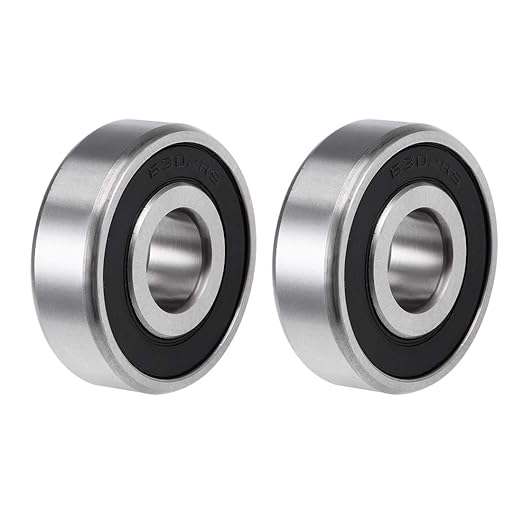 uxcell 6302-2RS Deep Groove Ball Bearings Z2 15mm X 42mm X 13mm Double Shielded Carbon Steel 2pcs