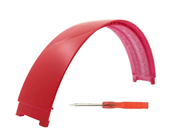 Replacement Top Headband Pad Cushions Repair Parts for Beats Studio 2.0 Wired / Wireless Over Ear Headphone (Red)