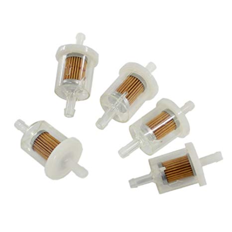 Poweka Pack of 5 Fuel Filter Replace Briggs Stratton 493629 5065 691035 Prime Line 7-07061 7-07106 Stens 120-158 120-303