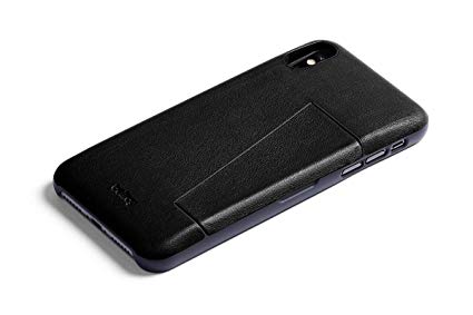 Bellroy Leather iPhone Xs Max Phone Case - 3 Card - Black