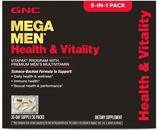 GNC MEGA Men Health and Vitality 3 [ Sticker Included ]