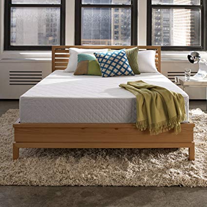 Sleep Innovations Marley 10-inch Gel Memory Foam Mattress, Made in the USA with a 10-Year Warranty - Twin Size