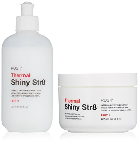 RUSK Keratin Thermal Shiny STR8 Resistant/Virgin Hair Texturizer