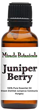 Miracle Botanicals Juniper Berry Essential Oil - 100% Pure Juniperus Communis - Wildcrafted - Superior Strength 30ml