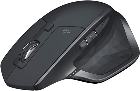 Logitech MX Master 2S Wireless Mouse with Flow Cross-Computer Control and File Sharing for PC and Mac, Grey