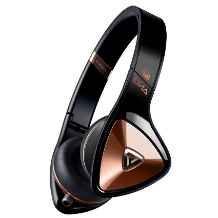 Monster Cable On-Ear Headphones (Black with Rose Gold)