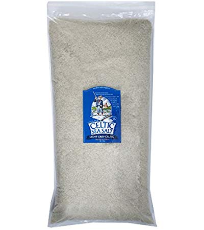Light Grey Celtic Sea Salt 22 Pound Resealable Bag – Additive-Free, Delicious Sea Salt, Perfect for Cooking, Baking and More - Gluten-Free, Non-GMO Verified, Kosher and Paleo-Friendly
