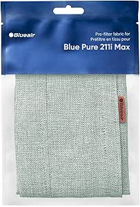 BLUEAIR Genuine Pre-Filter Blue Pure 211i Max Air Purifier, Washable Fabric, Moss Green Medium