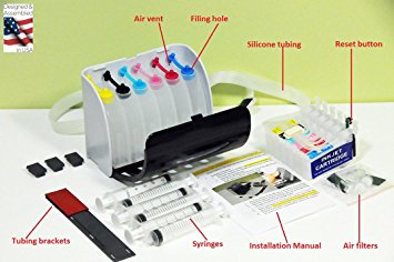 INKXPRO Brand XPRO III series EMPTY Ciss Continuous Ink Supply System for Artisan 1430, 1400 Printers (For sublimation or pigment ink)