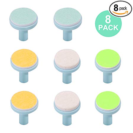 Baby Nail File Replacement Pads, Grinding Heads Polish Disc for Electric Nail Trimmer by Consevisen and Other Brands, Toes Fingernails Care for Infant Toddler Kids (8 Pack, Teal)
