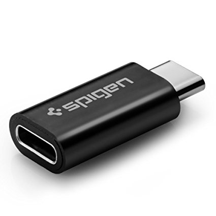 Spigen Essential CA310 USB-C Male to USB-C Female Adapter / Extender to Provide Clearance for Samsung DeX, Compatible with Galaxy Note 8 / S8 / S8 Plus & More