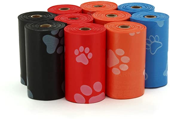 Best Pet Supplies Dog Poop Bags, Rip-Resistant and Doggie Waste Bag Refills With d2w Controlled-Life Plastic Technology