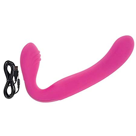 California Exotic Novelties Rechargeable Silicone Love Rider Strapless Strap-On, Pink