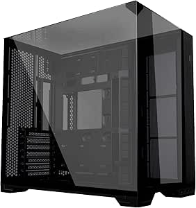 Lian Li O11 Vision Compact Black-Steel-Tempered Glass ATX Mid Tower Computer Case-Back Connect Support-O11VPX