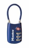 Master Lock 4688D TSA Accepted Cable Luggage Lock in Assorted Colors 1-Pack