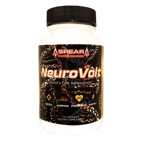 NeuroVolt- Focus, Memory, Clarity, and Reaction • Quicken Thinking • Alleviate Stress • Increase Energy Levels • Protect Adrenal Health • Caffeine-Free