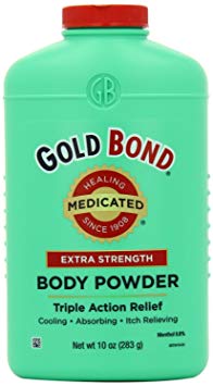 Gold Bond Triple Action Medicated Body Powder, 2 Count