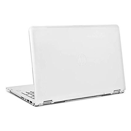 mCover Hard Shell Case for 15.6" HP Envy X360 15-BPxxx Series (15-BP143cl / 15-BP152nr, etc, NOT Compatible with X360 15-AQxxx and Other Series) Convertible laptops (Clear)