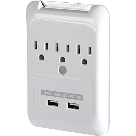 Targus Plug-N-Power Charging Station with USB Ports, White (APA21US)