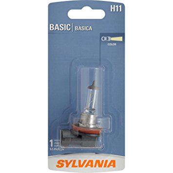 SYLVANIA H11 Basic Halogen Headlight Bulb, (Contains 1 Bulb)