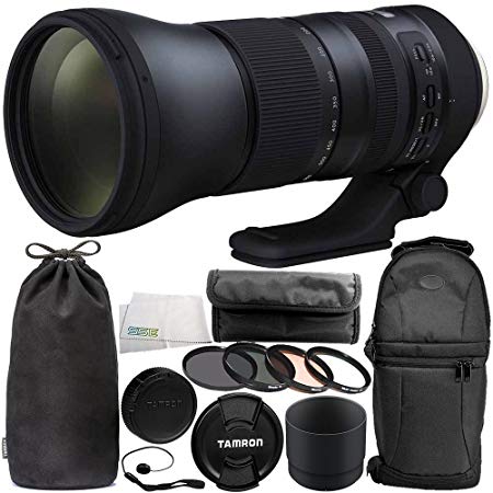 Tamron SP 150-600mm f/5-6.3 Di VC USD G2 for Nikon F 11PC Accessory Bundle - Includes 4PC Warming Filter Kit   More - International Version (No Warranty)