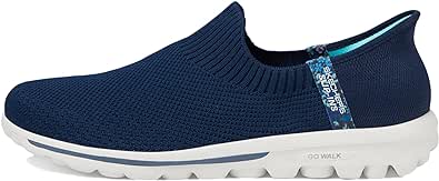 Skechers Women's Go Walk Travel Tahiti Sunset Hands Free Slip-ins Sneaker