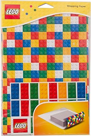 Lego Gift Wrapping Paper Lego Bricks Set